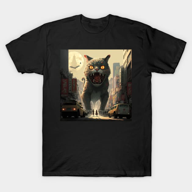 The count Catzilla T-Shirt by JayD World